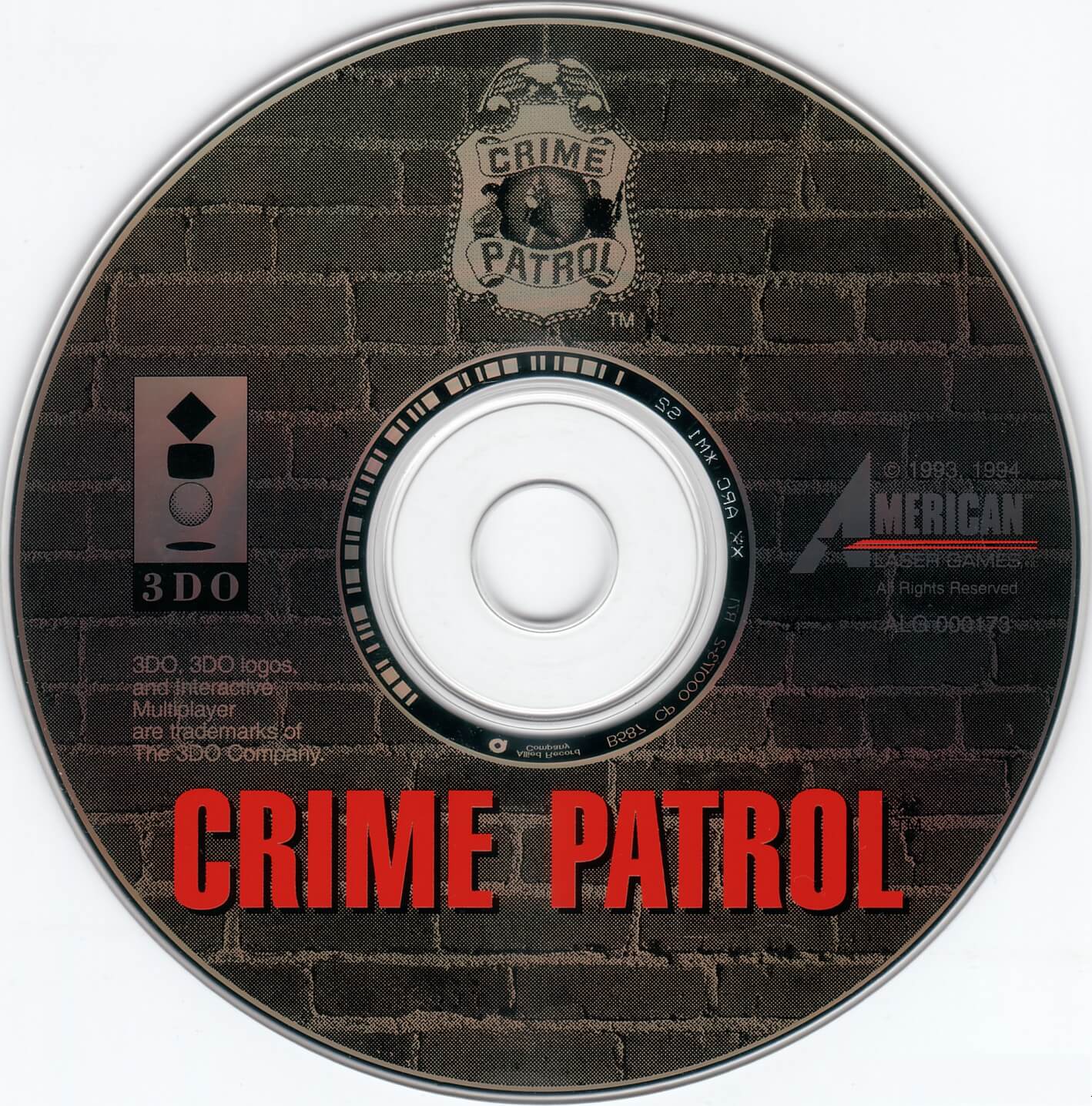 Лицензионный диск Crime Patrol для 3DO